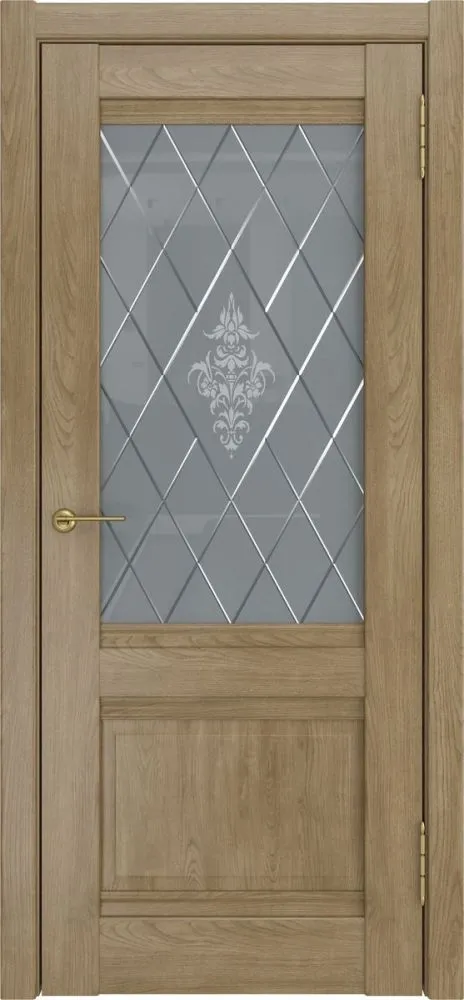 Фото Межкомнатная дверь ЛУ-52 (Дуб натуральный, до)